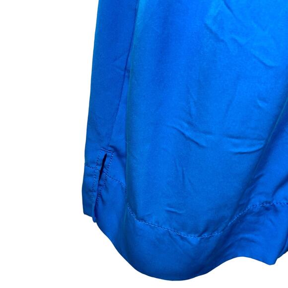 Diane Von Furstenberg Apona Silk Blend Tunic Dress In Electric Blue DVF Size 6 - Picture 15 of 16